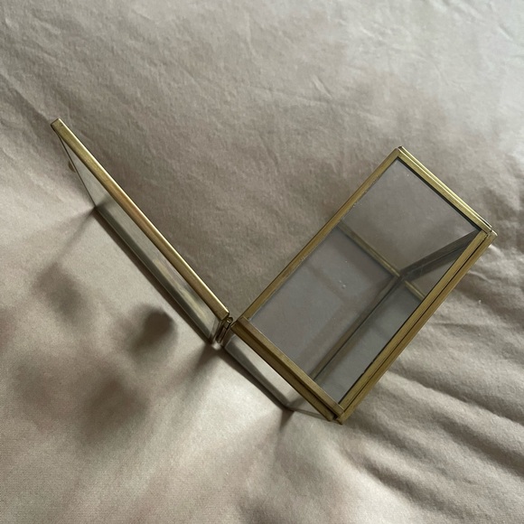 Jewelry Box - Antique-Style Gold Mirror - Picture 6 of 7